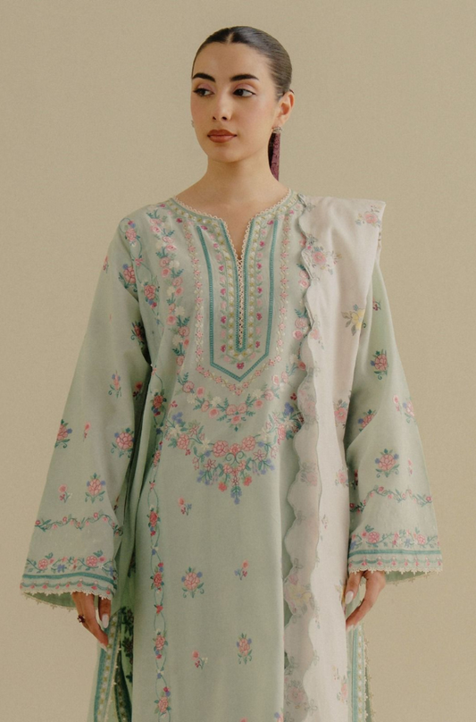 Dhanak-3PC Embroidered MZ33