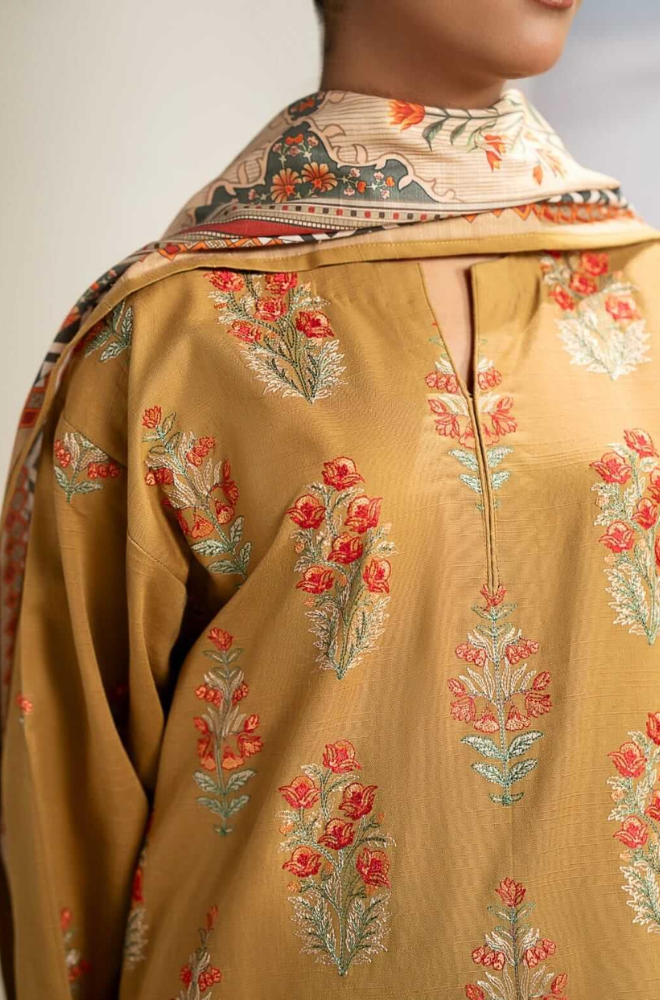 SAPPHIRE LAWN 3PC EMBROIDERED WITH DIGITAL PRINTED DUPATTA-1188