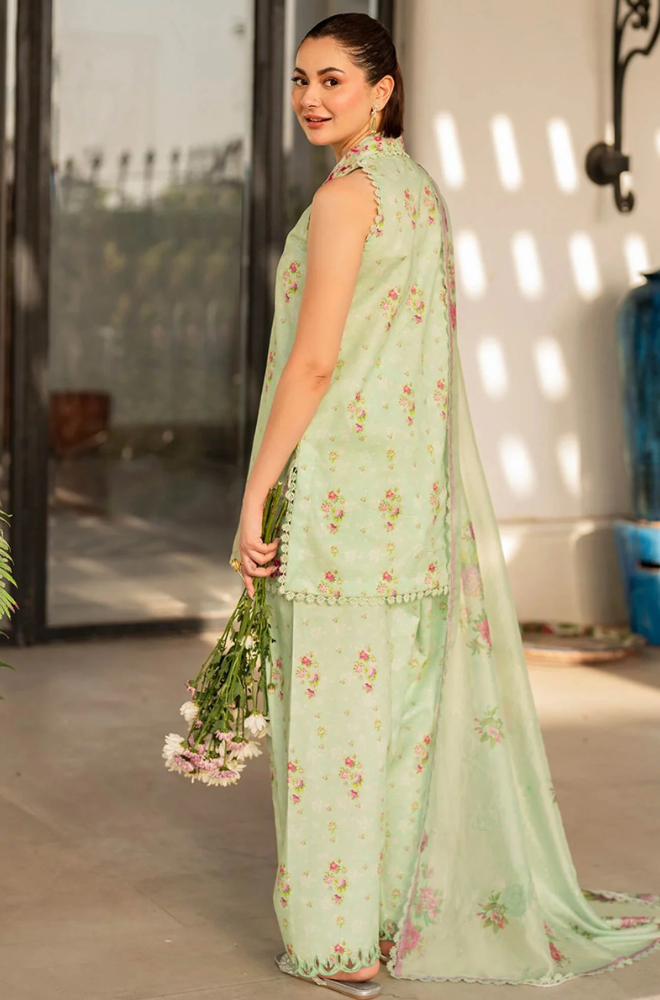 KHADDAR-3PC WITH KHADDAR PRINTED SHIRT & TROUSER-923