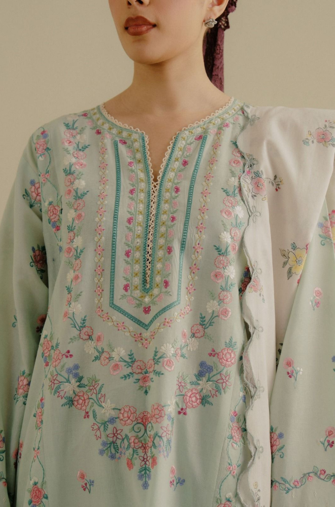 Dhanak-3PC Embroidered MZ33