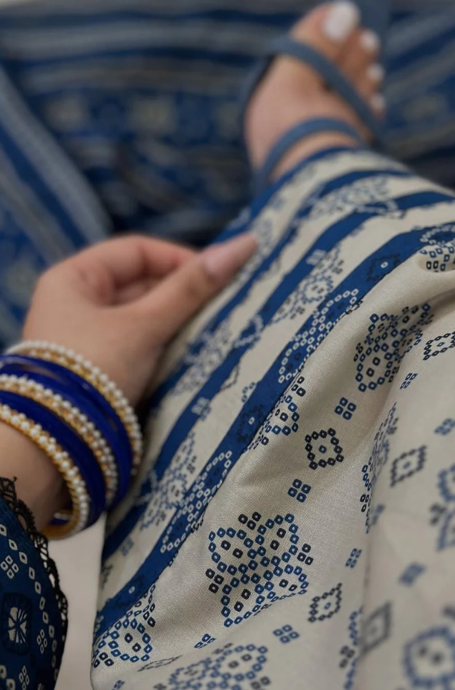 KHADDAR-3PC WITH KHADDAR PRINTED SHIRT & TROUSER-932