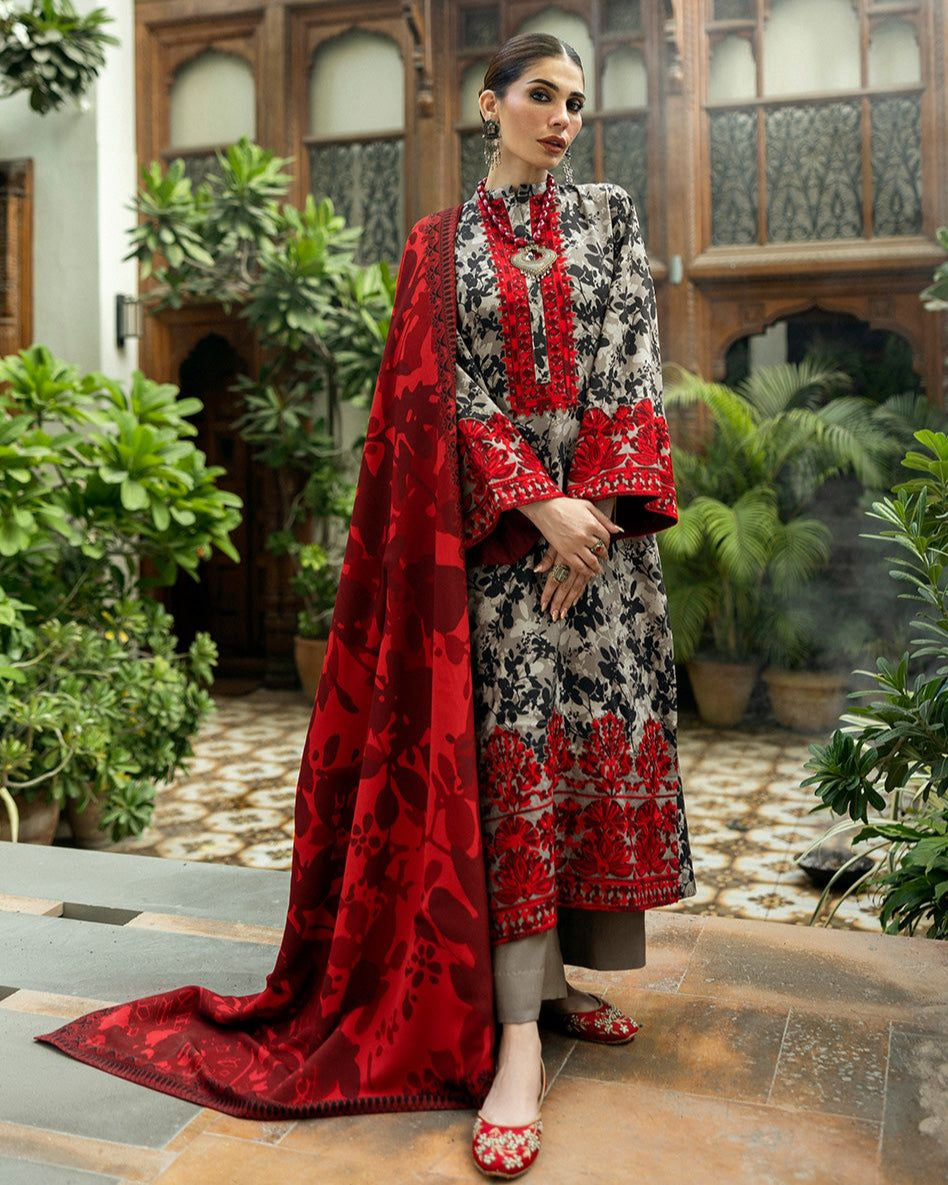 ZAINAB CHOTTANI ( 3PC DIGITAL PRINTED )