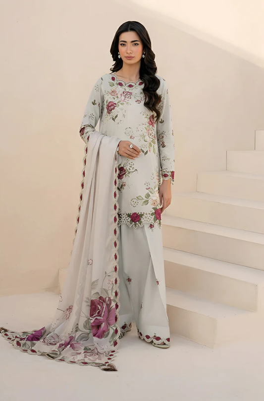 KHADDAR-3PC WITH KHADDAR PRINTED SHIRT & TROUSER-927
