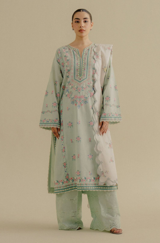 Dhanak-3PC Embroidered MZ33