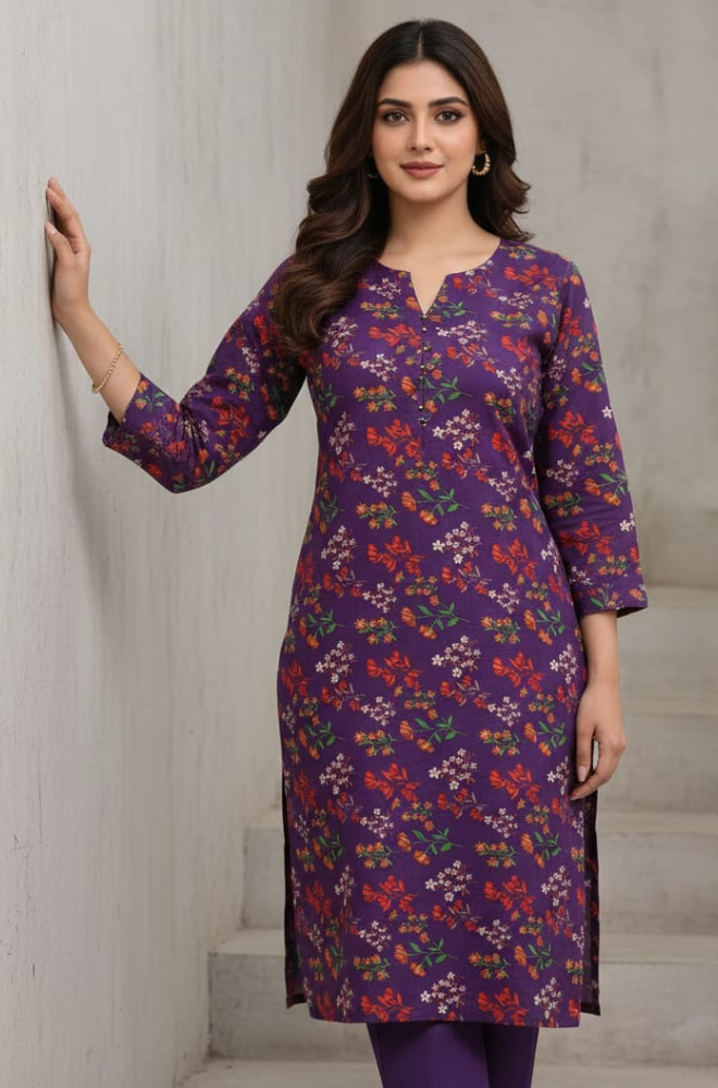 Bonanza 2-Piece Khaddar Suit D521Z