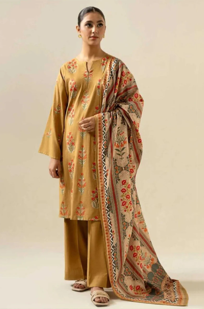 SAPPHIRE LAWN 3PC EMBROIDERED WITH DIGITAL PRINTED DUPATTA-1188