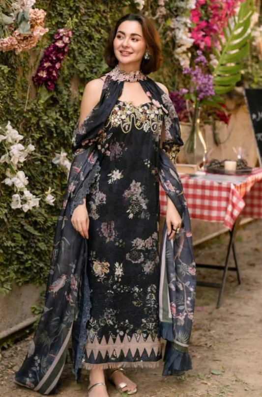 KHADDAR-3PC WITH KHADDAR PRINTED SHIRT & TROUSER-930