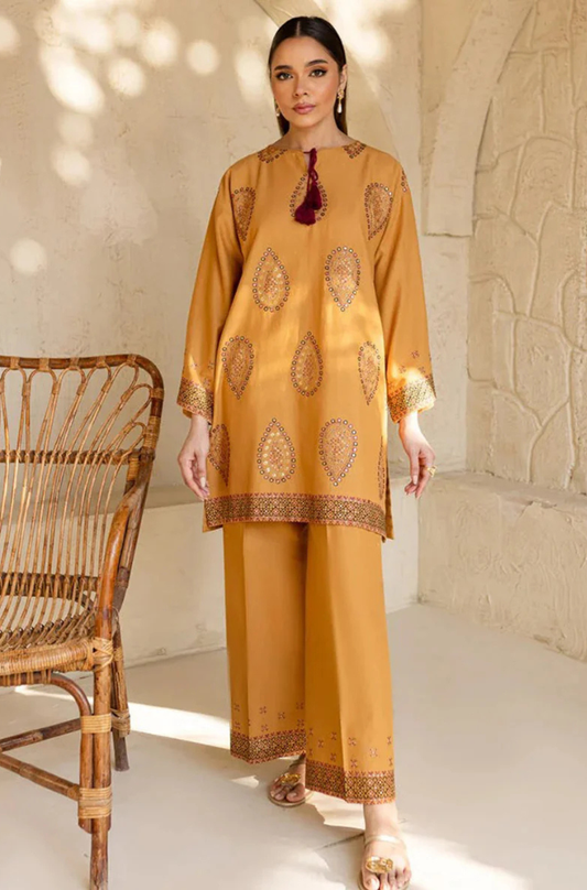 2PC DHANAK SEQUIN EMBROIDERED SHIRT WITH DHANAK SEQUIN EMBROIDERED TROUSER-297