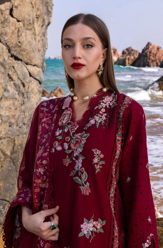 Dhanak-3PC Embroidered MZ543