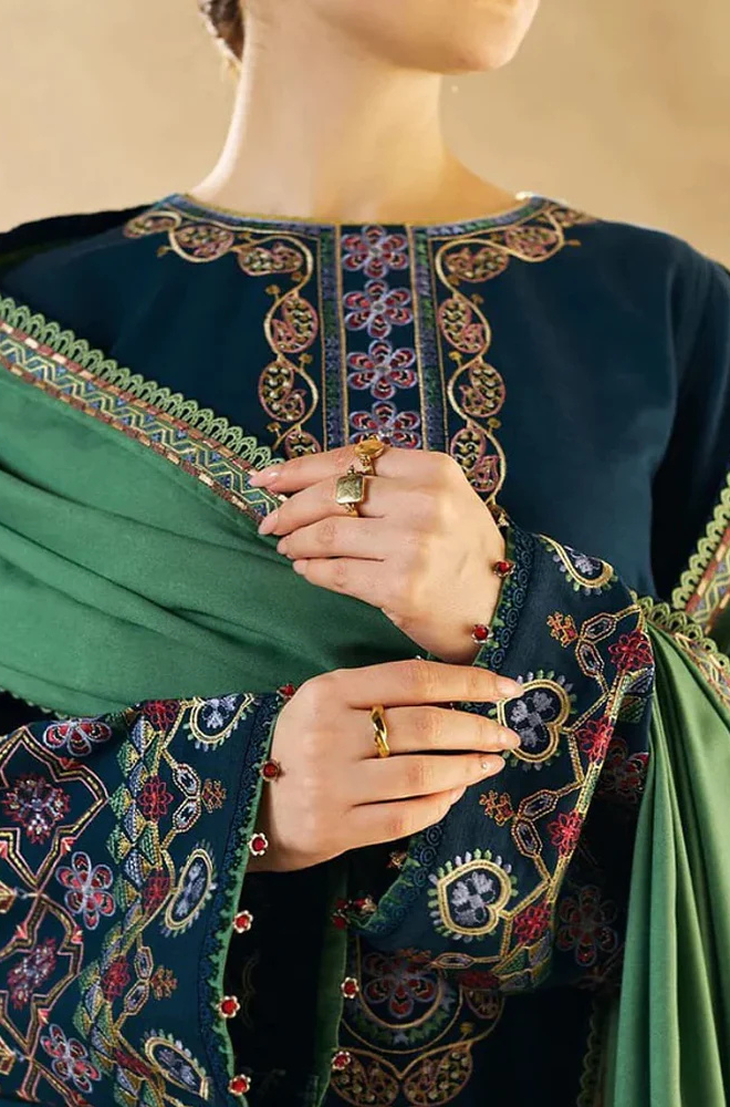 Dhanak 3PC Embroidered-1293