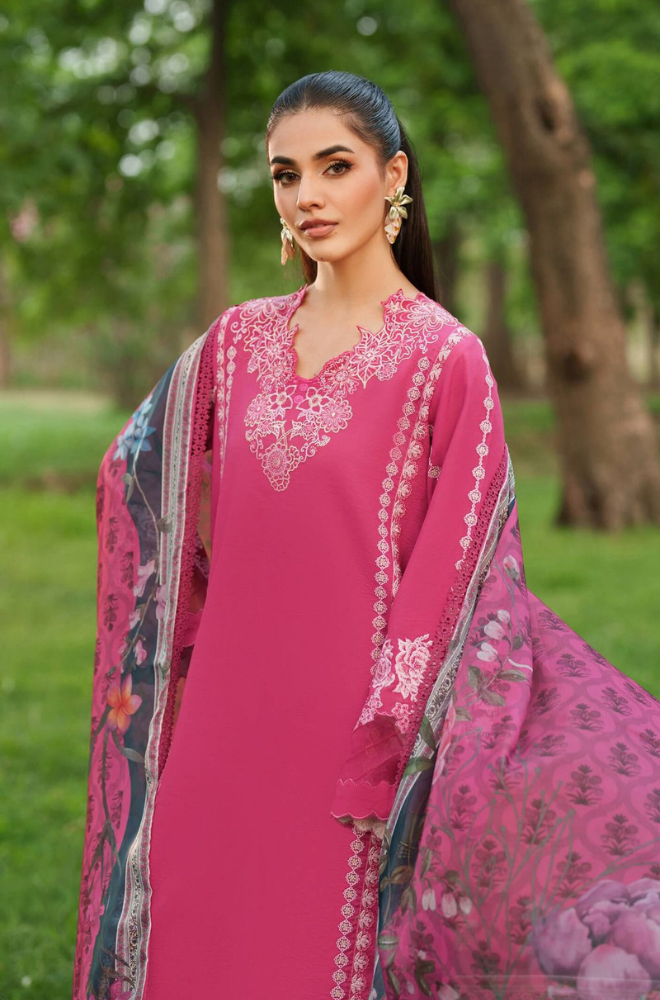 Dhanak-3PC Embroidered mz92