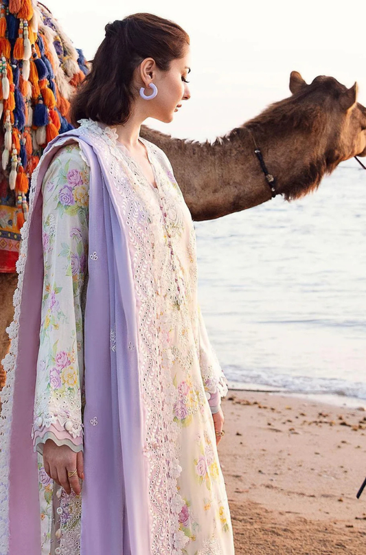 KHADDAR-3PC WITH KHADDAR PRINTED SHIRT & TROUSER-929