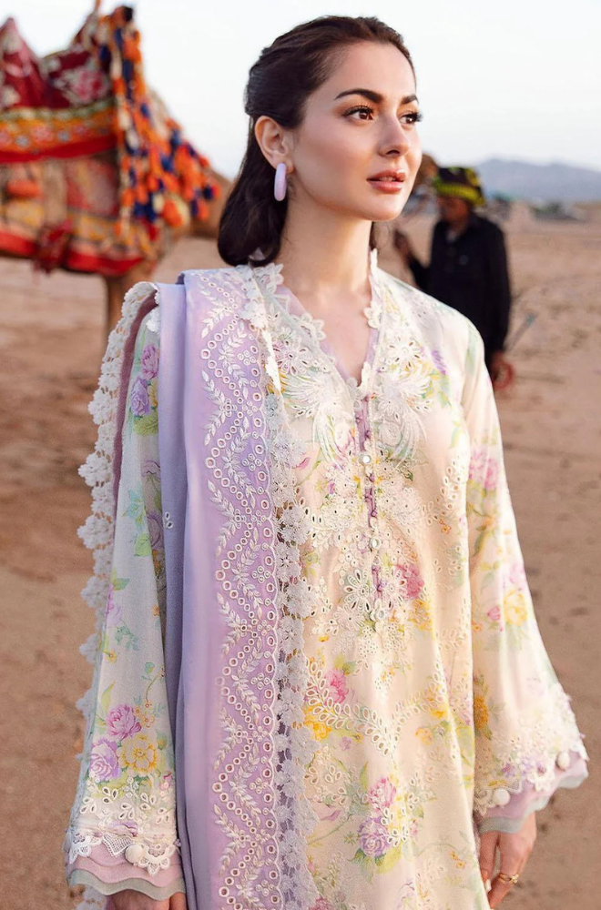 KHADDAR-3PC WITH KHADDAR PRINTED SHIRT & TROUSER-929