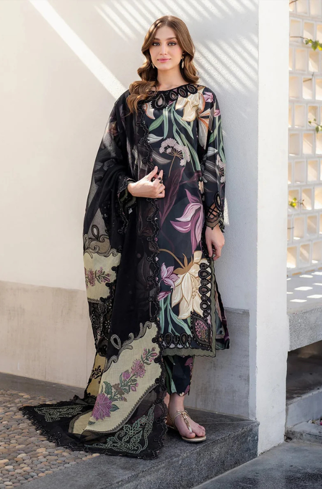 Karandi-3PC Digital Printed Shirt with Karandi Digital Printed Dupatta -1713