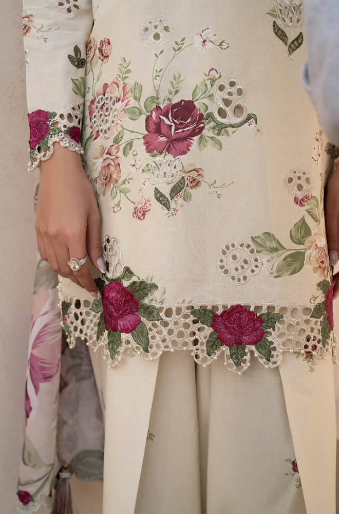 KHADDAR-3PC WITH KHADDAR PRINTED SHIRT & TROUSER-927