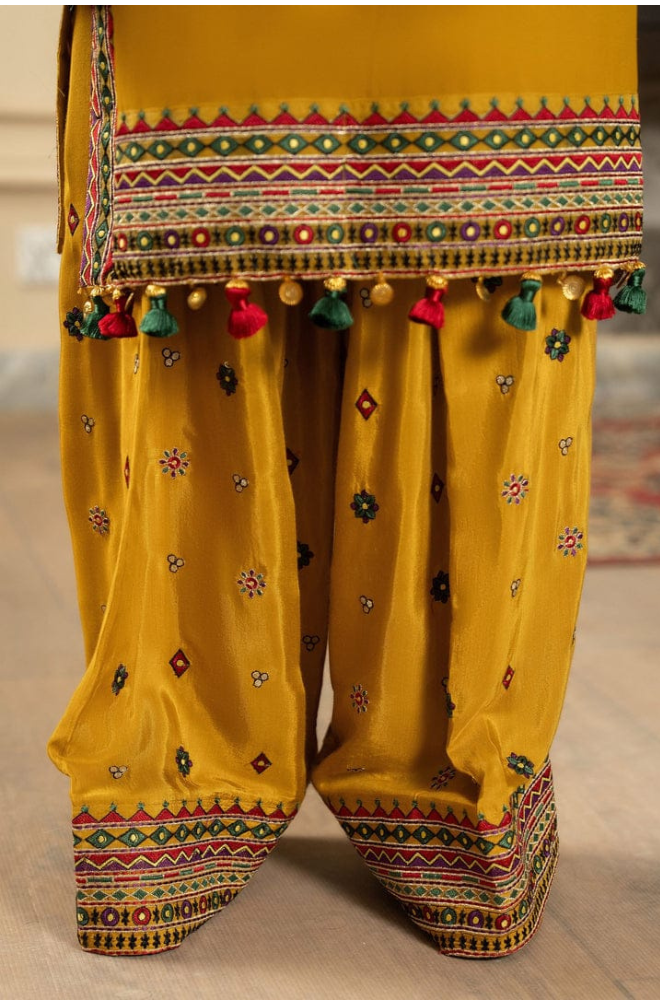DHANAK FABRIC ( MUSTARD YELLOW ) M0013Z