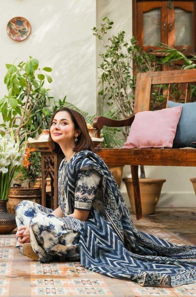 KHADDAR-3PC WITH KHADDAR PRINTED SHIRT & TROUSER-924