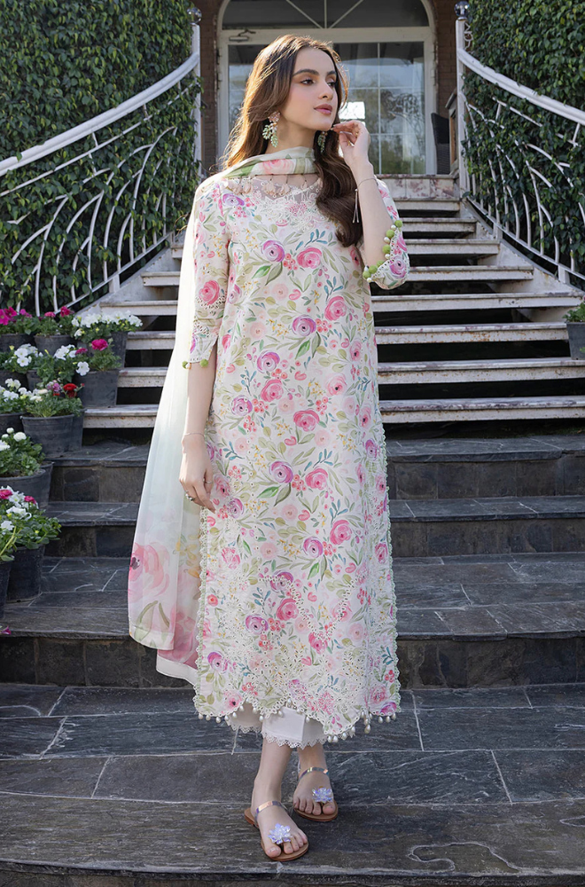 KHADDAR-3PC WITH KHADDAR PRINTED SHIRT & TROUSER-926