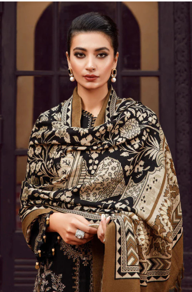 Lawn-3PC Embroidered Shirt with Digital Printed Jacquard Dupatta-1171