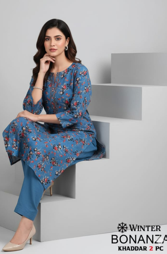 Bonanza 2-Piece Khaddar Suit D521Z