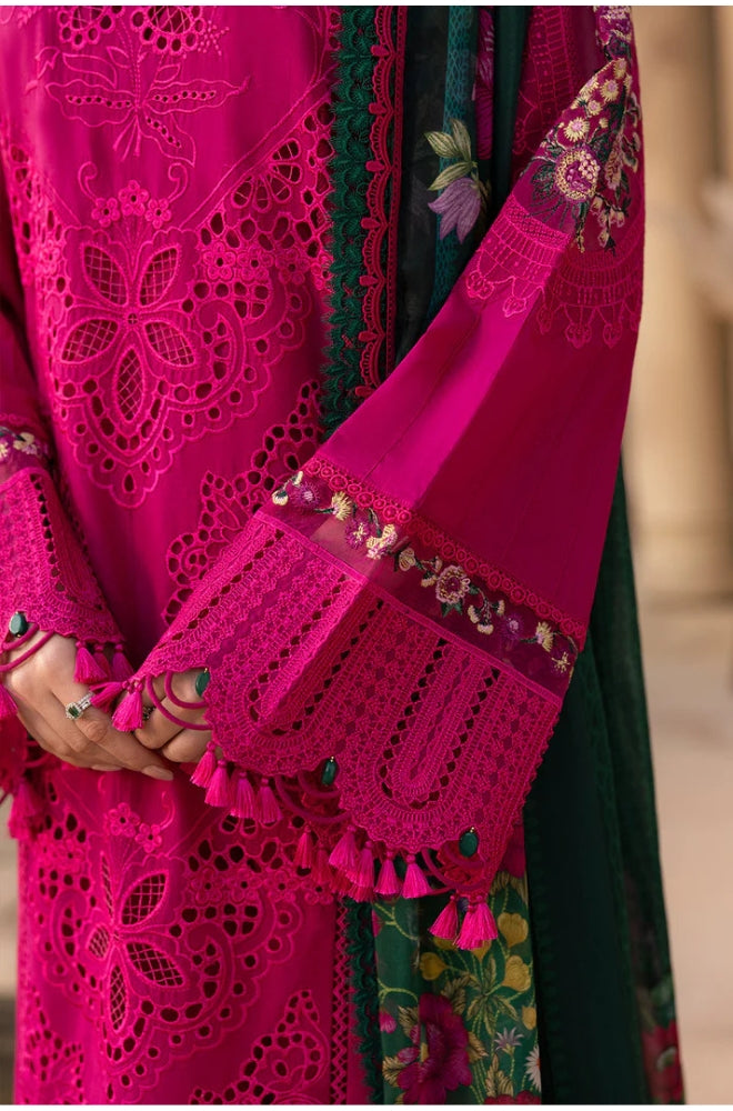 3 Piece Unstiched Embroidery Dhanak MZ992