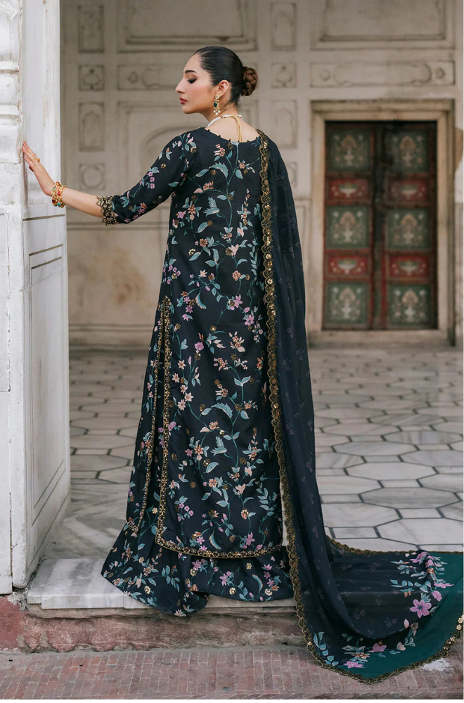 KHADDAR-3PC WITH KHADDAR PRINTED SHIRT & TROUSER-928