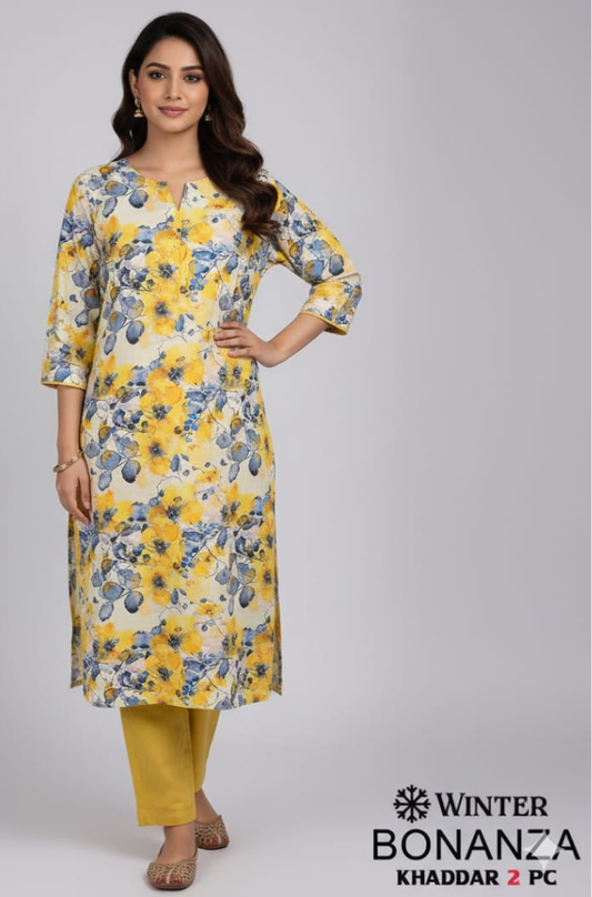 Bonanza 2-Piece Khaddar Suit D521Z