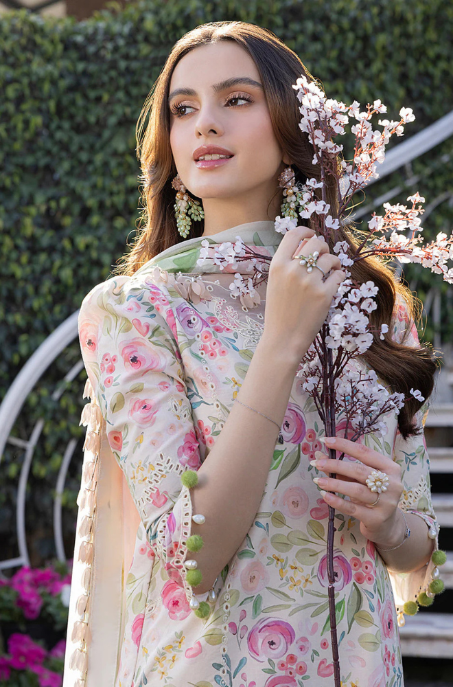 KHADDAR-3PC WITH KHADDAR PRINTED SHIRT & TROUSER-926