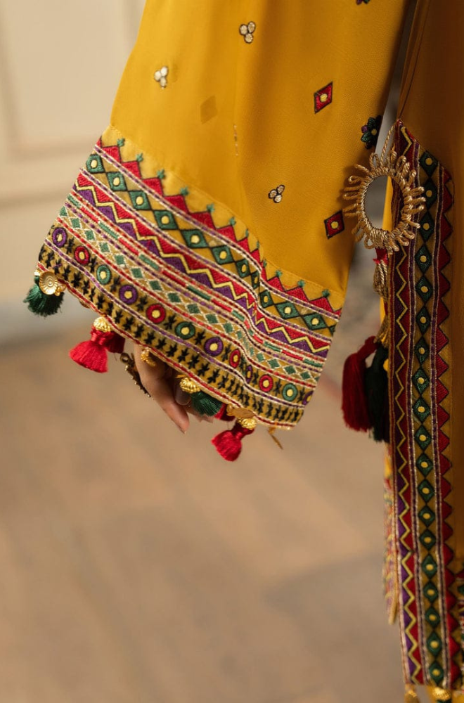 DHANAK FABRIC ( MUSTARD YELLOW ) M0013Z