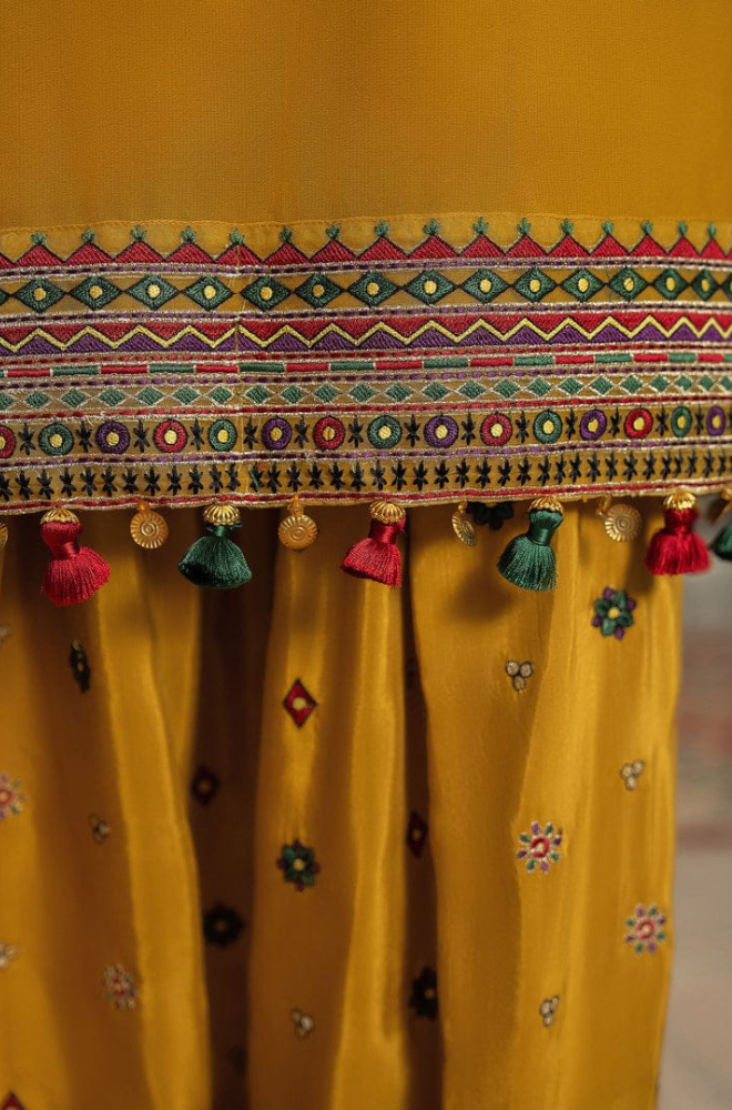 DHANAK FABRIC ( MUSTARD YELLOW ) M0013Z