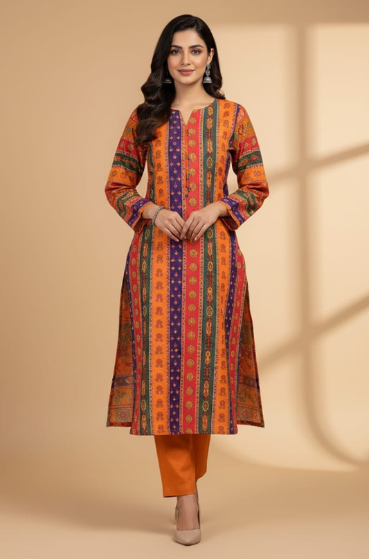 Bonanza 2-Piece Khaddar Suit D521Z