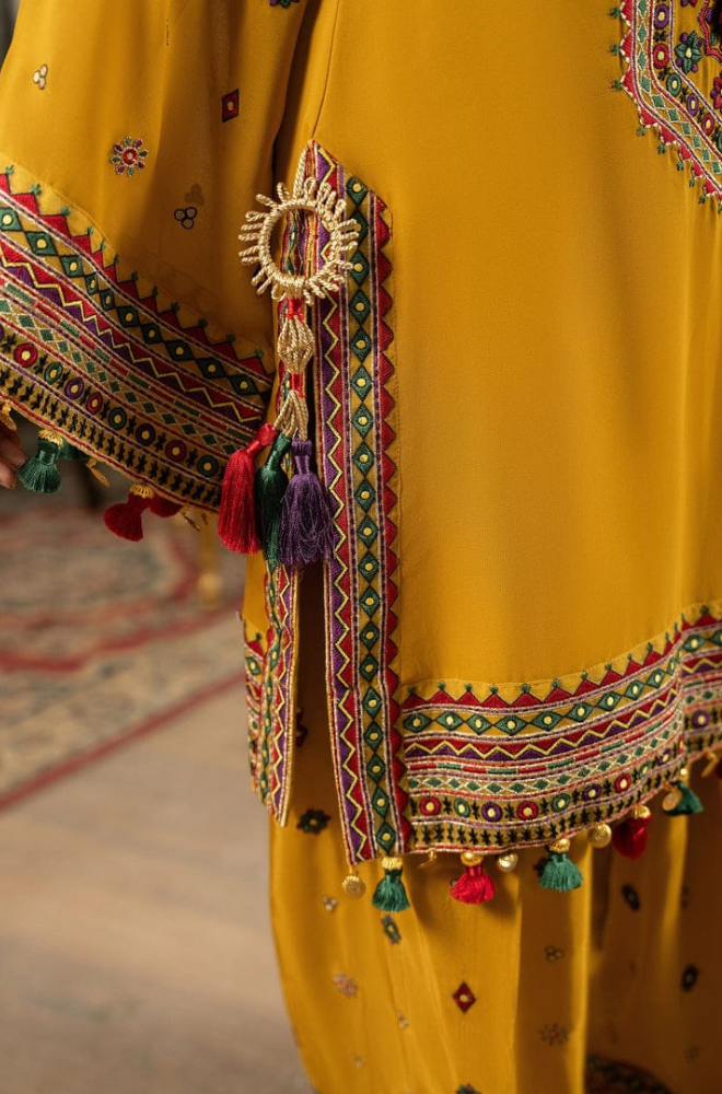 DHANAK FABRIC ( MUSTARD YELLOW ) M0013Z